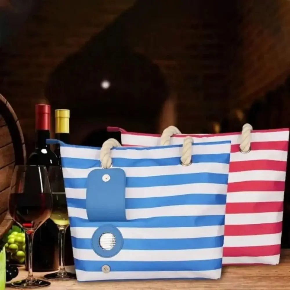Insulated Tote Bag with Drink Dispenser